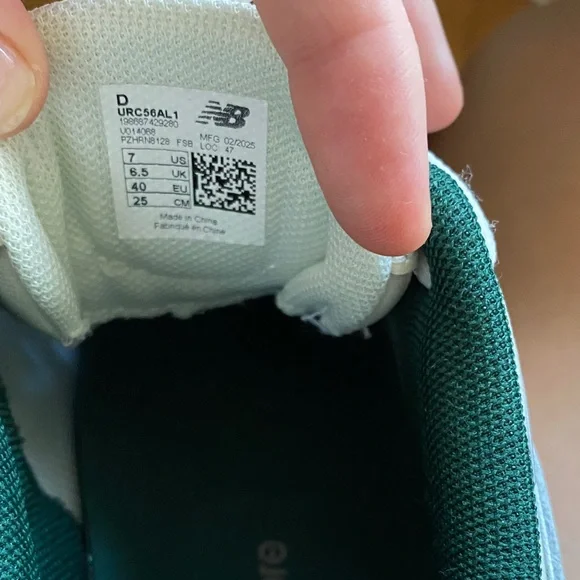 New Balance x Aimé Leon Dore limited edition RC56 Sneaker in Green, White, Cream - Picture 12 of 13